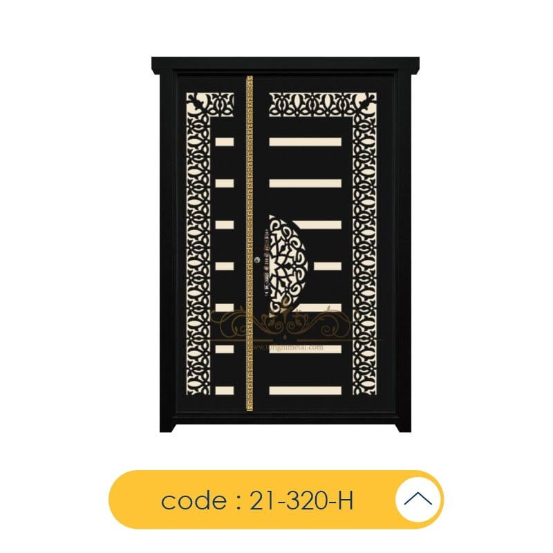 درب فلزی حیاط 320-21 2 درب فلزی حیاط 320-21