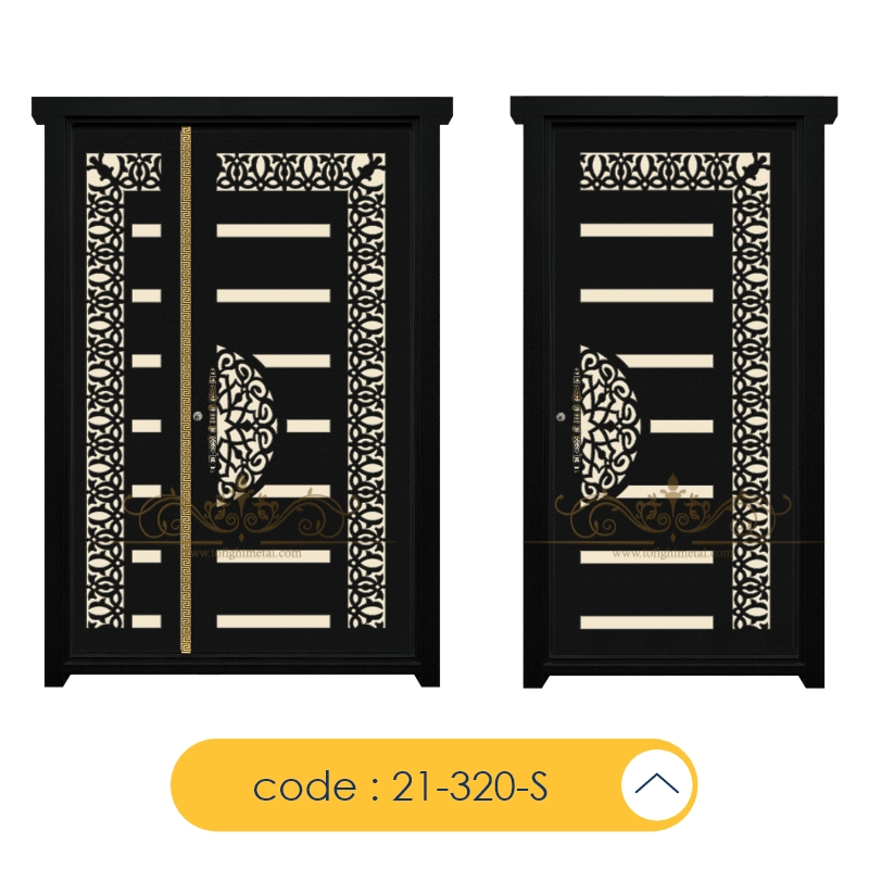 درب فلزی ساختمان 320-21 2 درب فلزی ساختمان 320-21