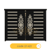 درب فلزی پارکینگ 621-21